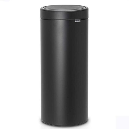 Brabantia Çöp Kutusu 30 litre Touch Bın New Dokunmatik Ayışığı Siyahı 128967