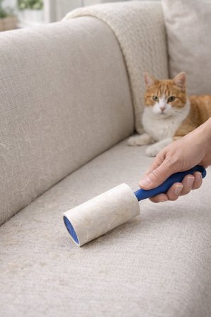 Kedi Köpek Tüy Toplama Rulosu 2 Adet 60 Yaprak Yapışkanlı Tüy Temizleyici Koltuk Kıyafet