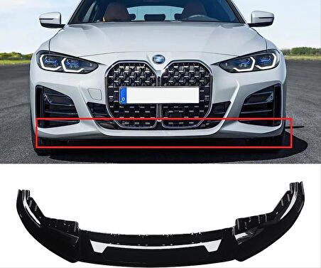 Bmw G26 4 Serisi Için Uyumlu M Perf. Ön Lip (4 Kapı)