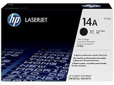 HP CF214A (14A) Siyah Black Orjinal Toner LaserJet M712dn / M725dn