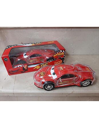 Cars Şimşek Mcqueen Araba Müzikli Işıklı Çarp Dön Oyuncak 23cm