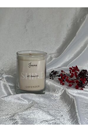 Jeane Candles Kokulu Mum Glass Bardak Lavanta Kokulu