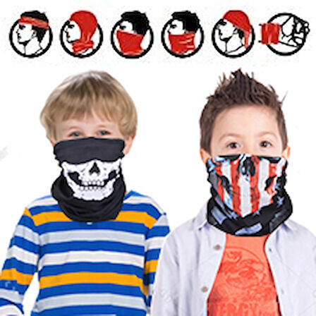 Maske Bandana Balaklava Kurukafa Buf Boyunluk Bone Bileklik çok amaçlı Aksesuar