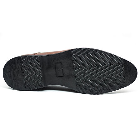 Levarno Alden Hakiki Deri Kahverengi Erkek Klasik Ayakkabı