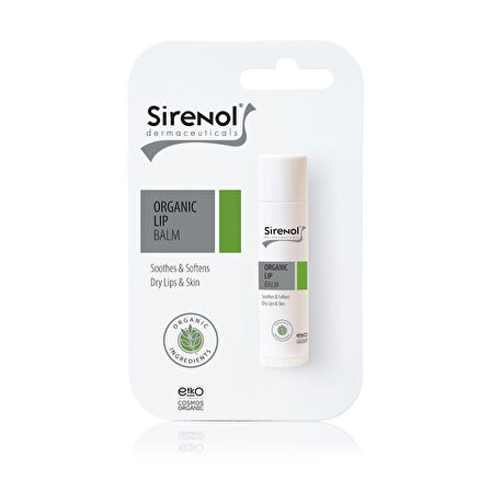 Sirenol Organik Dudak Balmı 5 ml