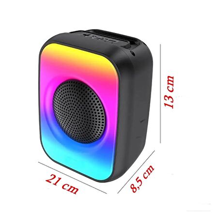 Rgb Telefon Tutuculu Mini Speaker Taşınabilir Hoparlör