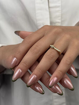 14 Ayar Altın Yüzük 965