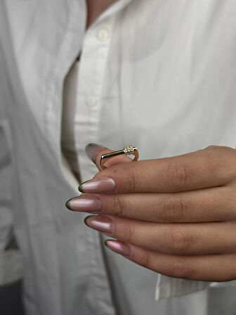 14 Ayar Altın Yüzük 965