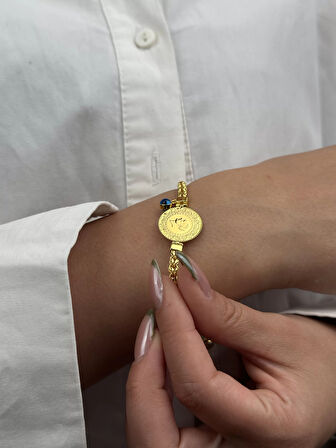 14 Ayar Altın Çeyrekli Bileklik 1067