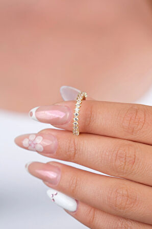 14 Ayar Altın Taşlı Yüzük 719