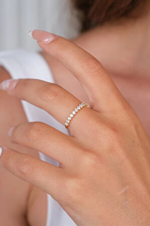 14 Ayar Altın Taşlı Yüzük 719