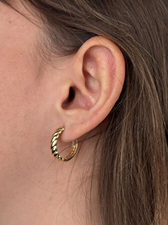 14 Ayar Altın Küpe 886