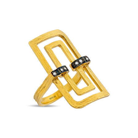 14 Ayar Altın Meander Yüzük 936