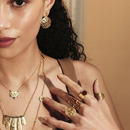 14 Ayar Altın Meander Yüzük 936