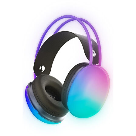Karler Bass KRH1 RGB Kulak Üstü Kablosuz Kulaklık - Siyah