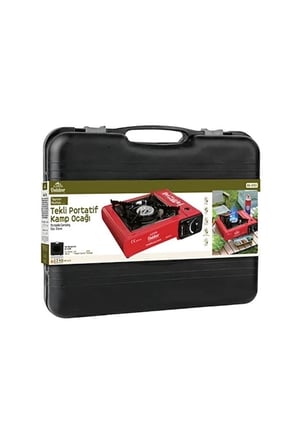 Portatif Kamp Ocağı 2.3kw | Taşınabilir Tekli Gazlı Ocak | Rüzgar Geçirmez