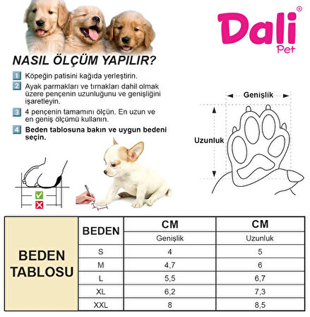 Köpek Ayakkabıları Su Geçirmez Taban, Kaymaz Taban, Güvenli Yürüyüş İçin Yansıtıcı, Küçük boy,Orta boy, Büyük boy uygundur, Yaz sıcak Asfalt, Kış Karlı Havalara Uygundur, 4 Adet