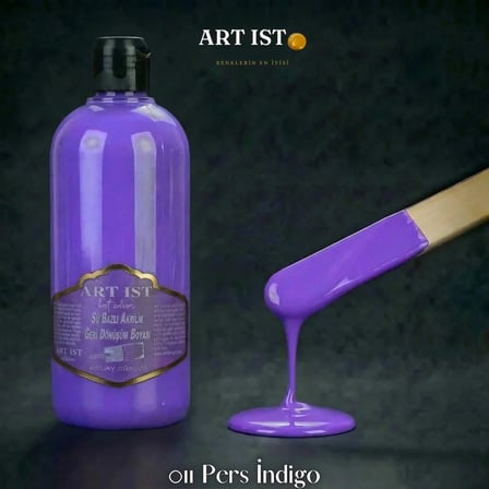 ART IST Geri Dönüşüm Su Bazlı Akrilik Boya 500 ml - 011 Pers İndigo