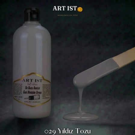 ART IST Geri Dönüşüm Su Bazlı Akrilik Boya 500 ml - 029 Yıldız Tozu