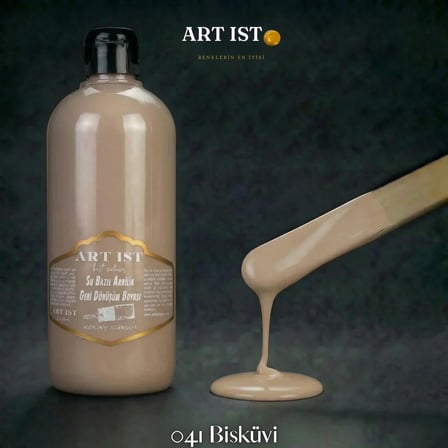 ART IST Geri Dönüşüm Su Bazlı Akrilik Boya 500 ml - 041 Bisküvi
