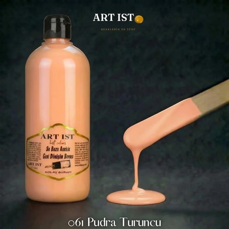 ART IST Geri Dönüşüm Su Bazlı Akrilik Boya 500 ml - 061 Pastel Turuncu