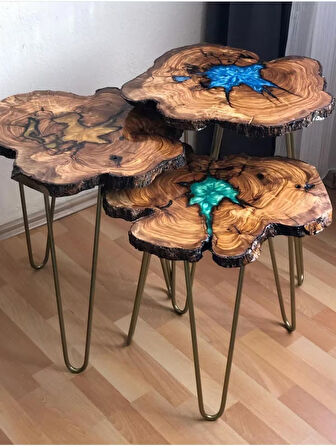 30 Kg Wood Epoxy Smart/ Sehpa, Masa, Aksesuar Için Şeffaf Epoksi Reçine Ince Döküm