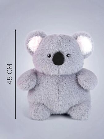 45 Cm Gri Koala Peluş Oyuncak: Yumuşaklık ve Sevimlilik Bir Arada"