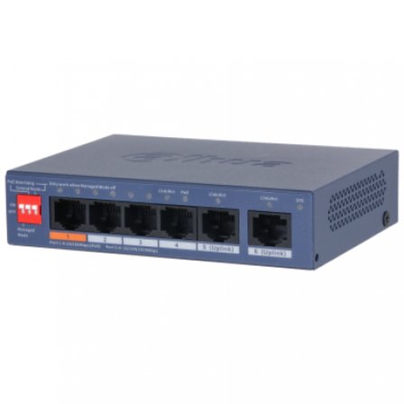 DAHUA CS4006-4ET2GT-60 4XFE-2XGE MEGABİT YÖNETİLEBİLİR 60W POE SWİTCH