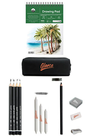  Drawing Pad Eskiz Defteri 120 Gr. A5 20 Yaprak Idora Sketch Dereceli Kurşun Kalem Eskiz Set