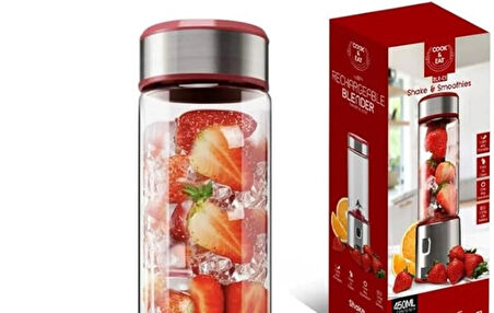 MPIA MP-BL12 Usb Şarjlı 450ML 6 Bıçaklı Taşınabilir Portatif Kamp ve Seyahat Blender