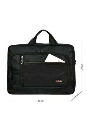 Unisex Siyah 16.5 Inc Laptop & Evrak Cantasi