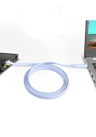 Type C to Cisco Router RJ45 Konsol Kablosu Type c to rj45 kablo 1.8m