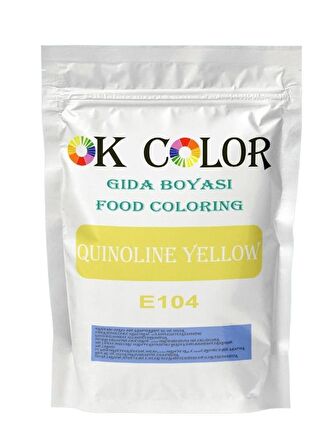 Quinoline Yellow E104 Toz Civciv Sarısı Gıda Boyası 500 Gr