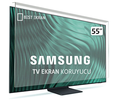SAMSUNG 55Q70D TV EKRAN KORUYUCU - Samsung 55" inç 139 cm QE55Q70DATXTK QLED Kırılmaz Koruyucu
