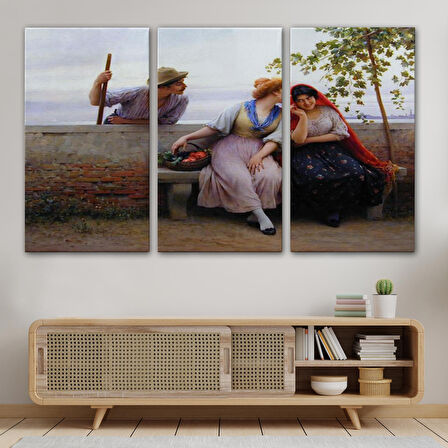 Kadınları Taciz Eden Adam Tablosu-6526