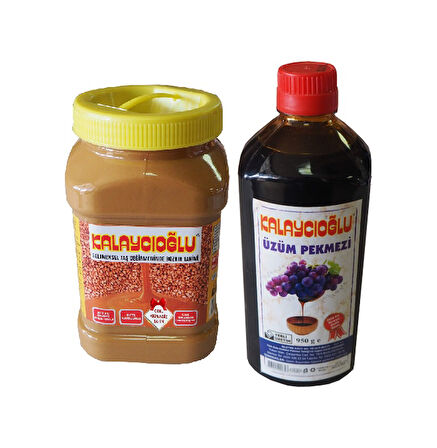 Kalaycıoğlu Çifte Kavrulmuş Tahin 935 G + Kalaycıoğlu Üzüm Pekmezi 950 G