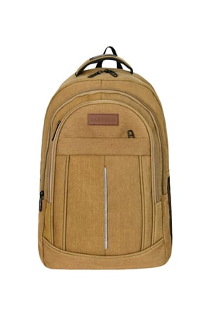 Bej Kanvas Gunluk Kullanim 17 Inc Laptop Bolmeli Sirt Cantasi Cod 7300
