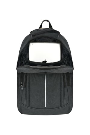 Bej Kanvas Gunluk Kullanim 17 Inc Laptop Bolmeli Sirt Cantasi Cod 7300