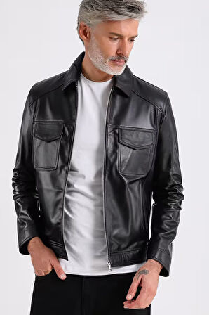 Lionra Erkek Deri Mont