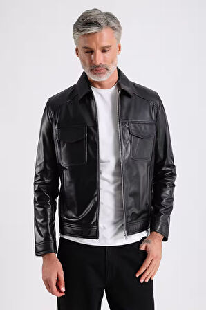 Lionra Erkek Deri Mont