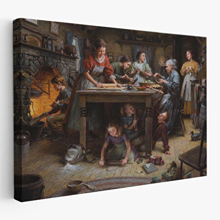 Aile Gelenekleri Tablosu - Morgan Weistling's Painting Family Traditions-6528