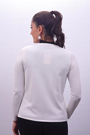 SUDE KADIN İTHAL TRİKO CEKET 6366