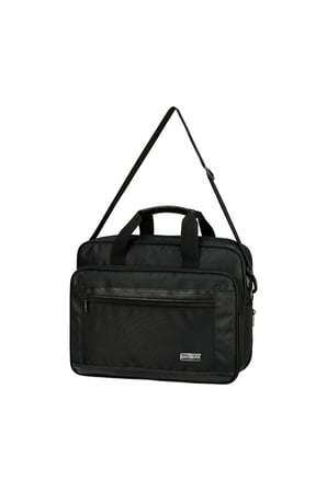 Unisex Siyah 16.5 Inc Koruklu Genisleyebilir Laptop & Evrak Cantasi