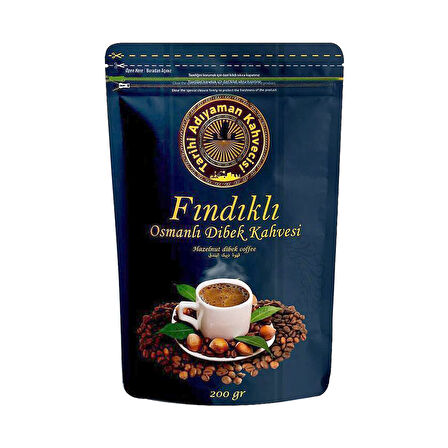 Tarihi Adıyaman Kahvecisi Fındıklı Osmanlı Dibek Kahvesi 200 gr x 3 Adet 