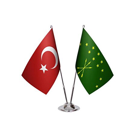 Adige Cumhuriyeti İkili Masa Bayrağı