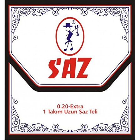 SAZ 652B Saz Teli Ekstra Uzun Sap 0.20