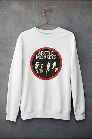 Arctic Monkeys Baskılı Unisex Sweatshirt, Oversize Müzik Grubu Sweatshirt