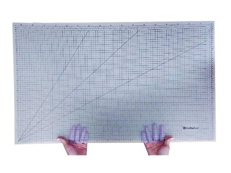 A1 Büyük Boy Şeffaf Transparent Kesim Tablası Cutting Mat 60x90cm