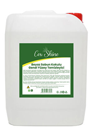 Cox Shine Beyaz Sabun Kokulu Yüzey Temizleyici Konsantre 5 Kg