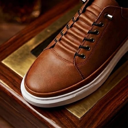 Erkek Beyaz Tabanlı Retro Sneaker